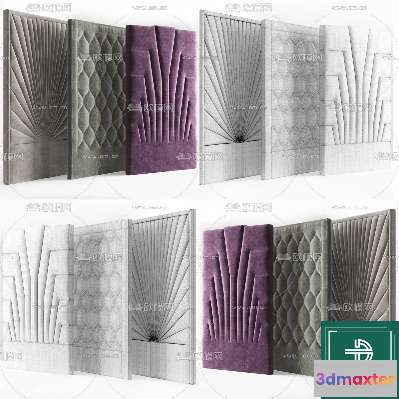 1220480 - Headboard - Bedboard - Modern 3D Models - 012