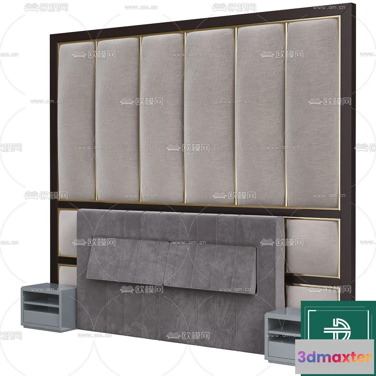 1220502 - Headboard - Bedboard - Modern 3D Models - 023