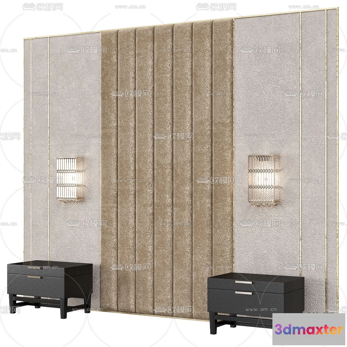 1220520 - Headboard - Bedboard - Modern 3D Models - 032