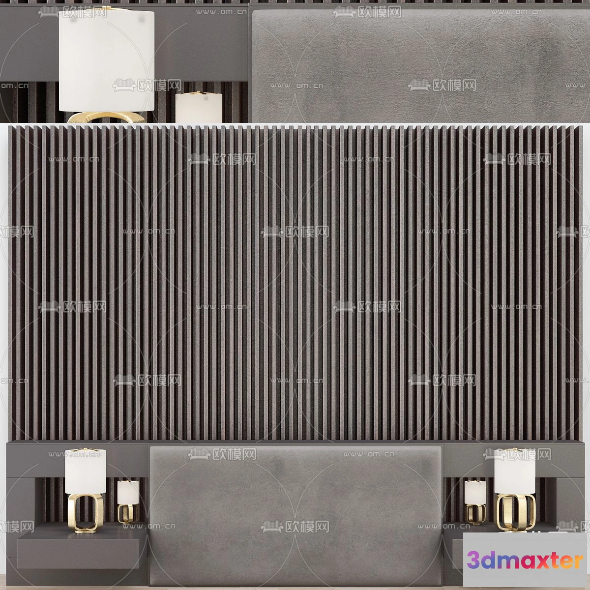 1220528 - Headboard - Bedboard - Modern 3D Models - 036