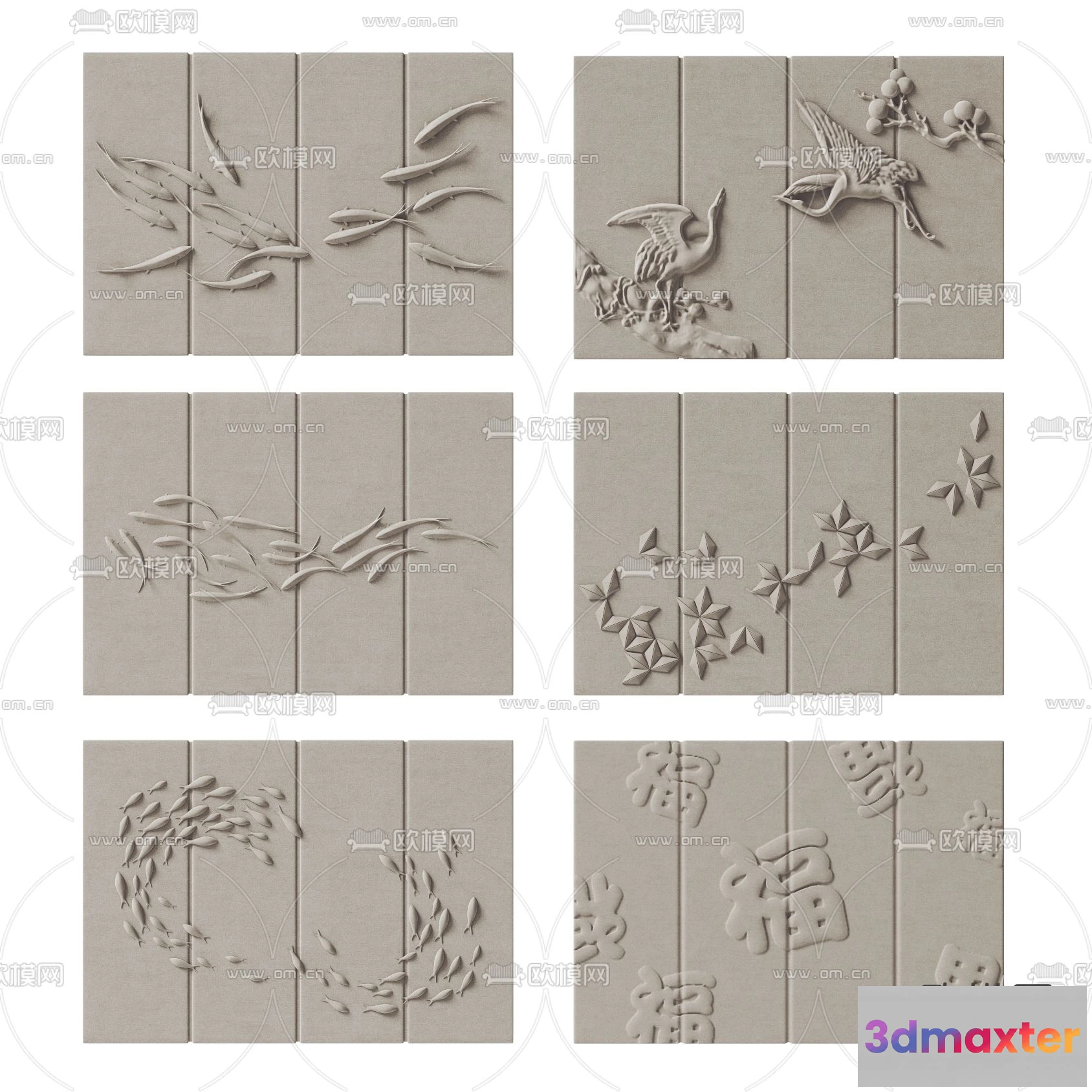 1220600 - Headboard - Bedboard - Modern 3D Models - 072