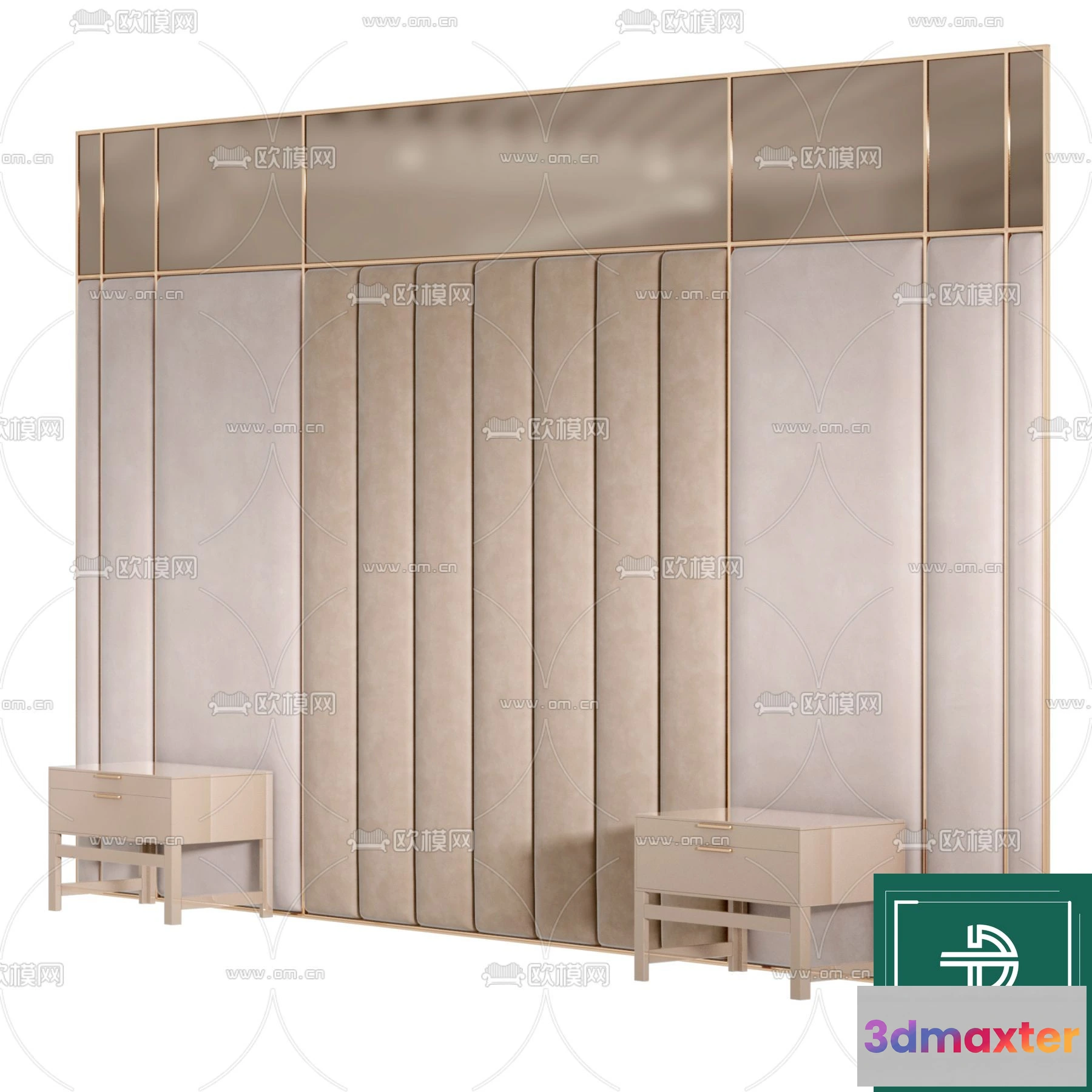 1262344 - Headboard - Bedboard - Modern 3D Models - 034