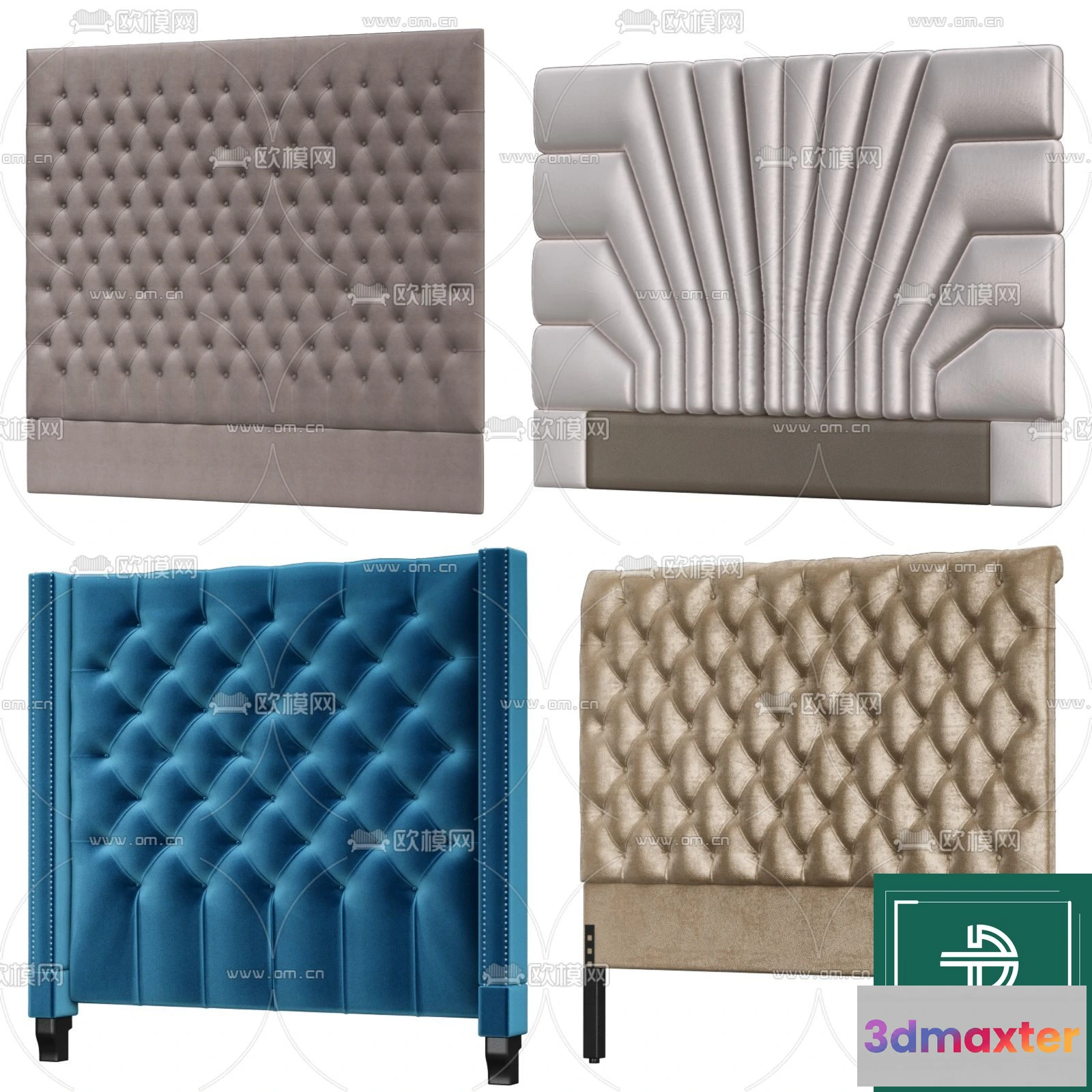 1262356 - Headboard - Bedboard - Modern 3D Models - 040