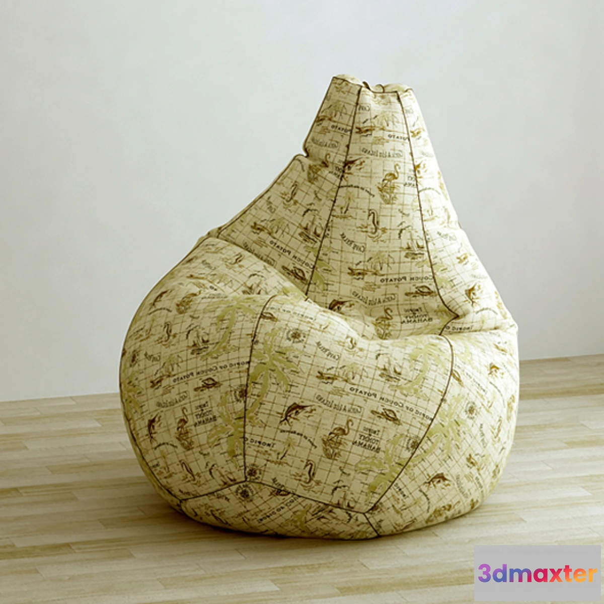 1267988 - Bean bag 3D Max