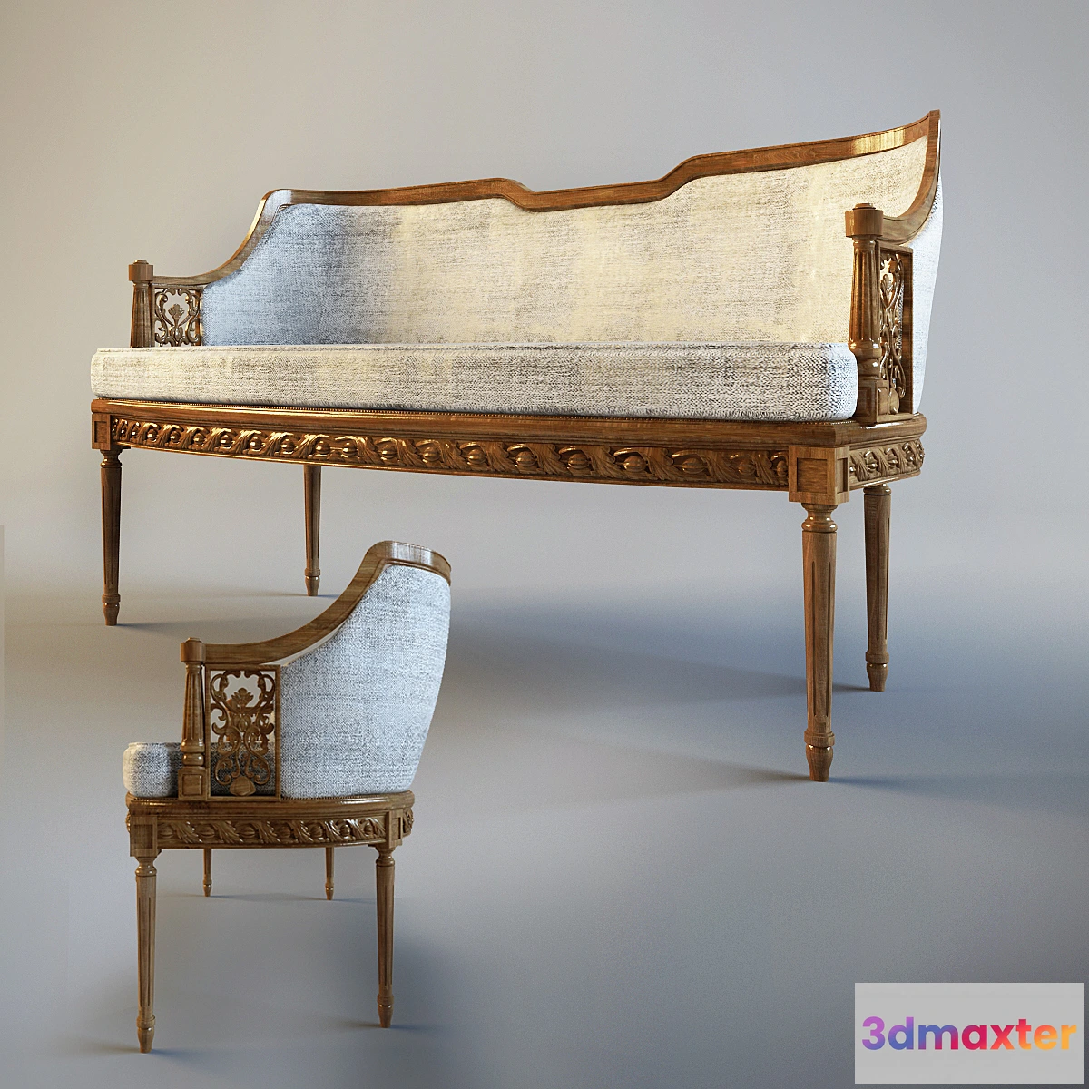 1268162 - banquette PROVASI 3D Max