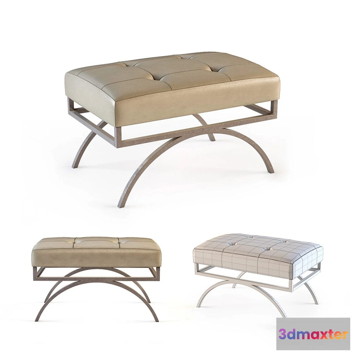 1270527 - Baker-Arc bench - No.2 3D Max