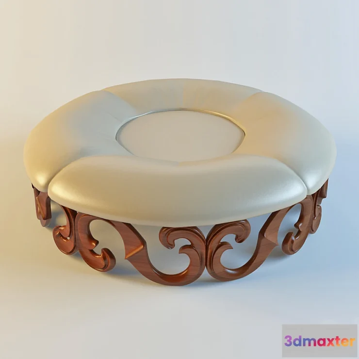 1274480 - Ottoman table 3D Max