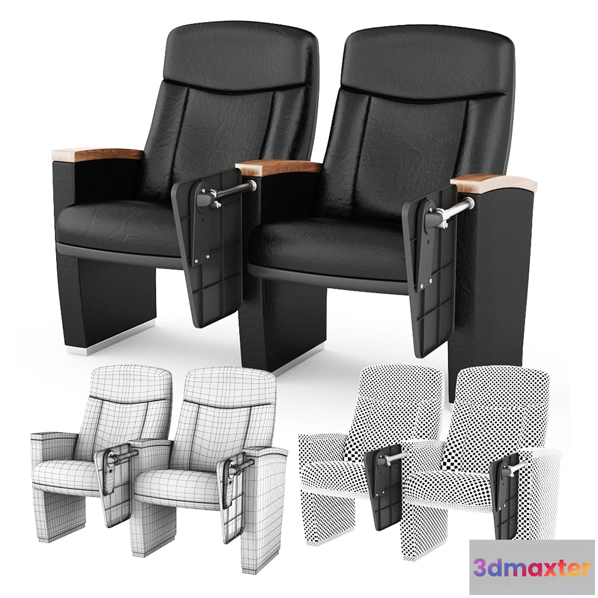 1276342 - Reclining theater 3D Max