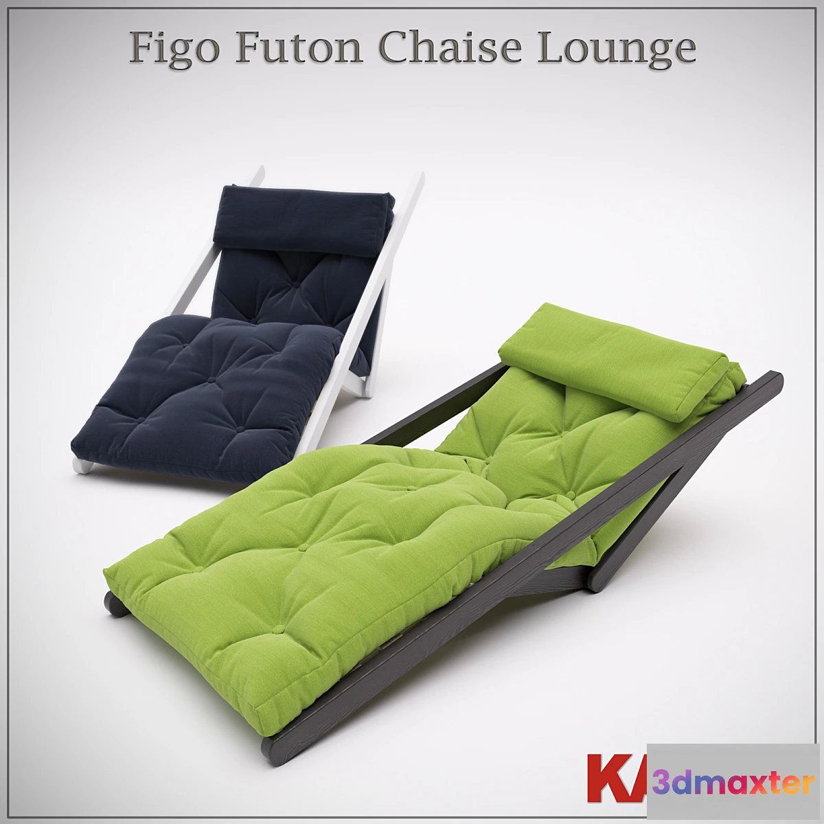 1280540 - Figo Futon Chaise Lounge 3D Max