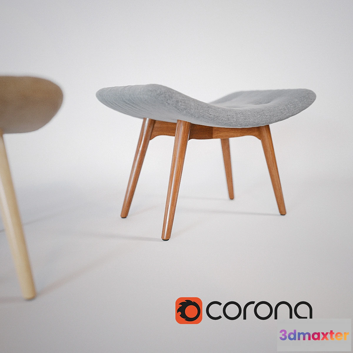 1283226 - Ottoman CONTOUR - No.2 3D Max