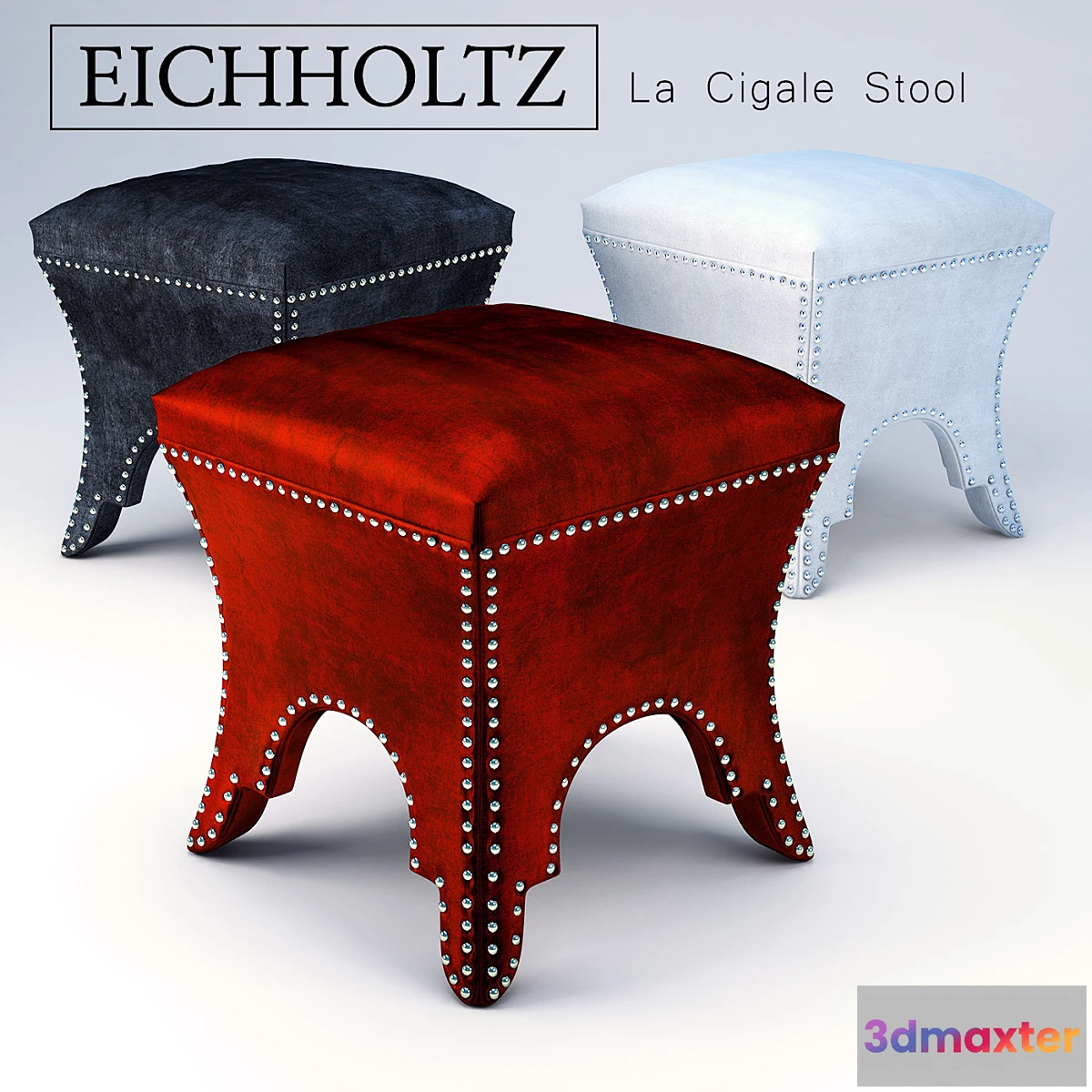 1285570 - Eichholtz La Cigale Stool 3D Max