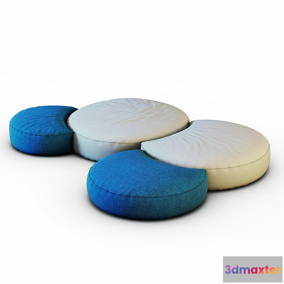 1287308 - Pouf PASTICCA 3D Max