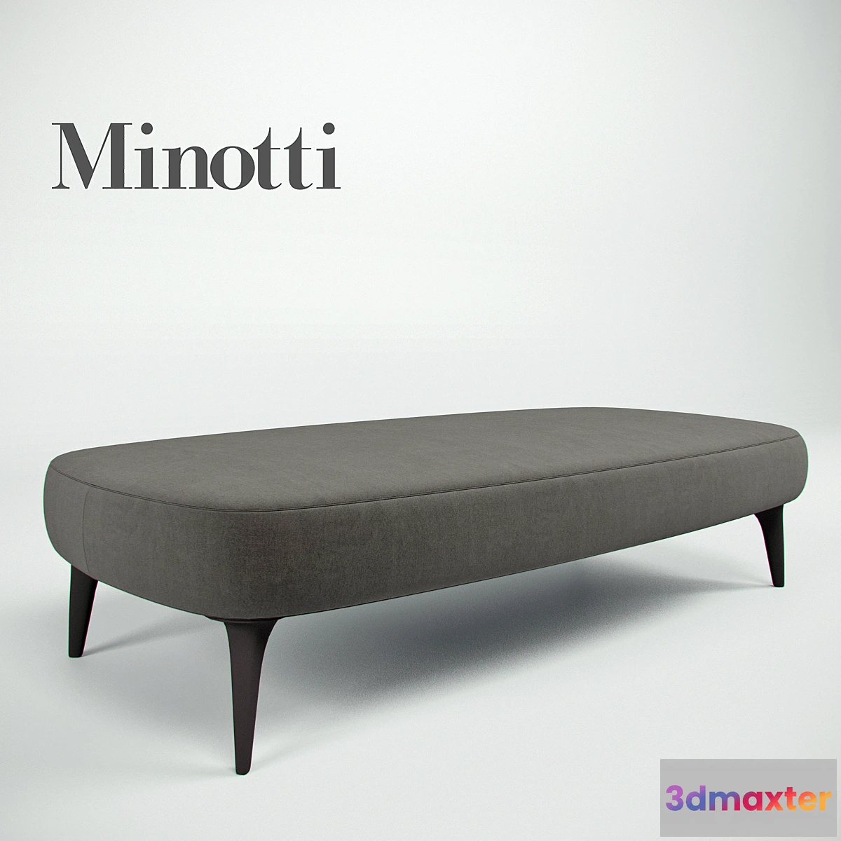 1287312 - Minotti aston bench 3D Max