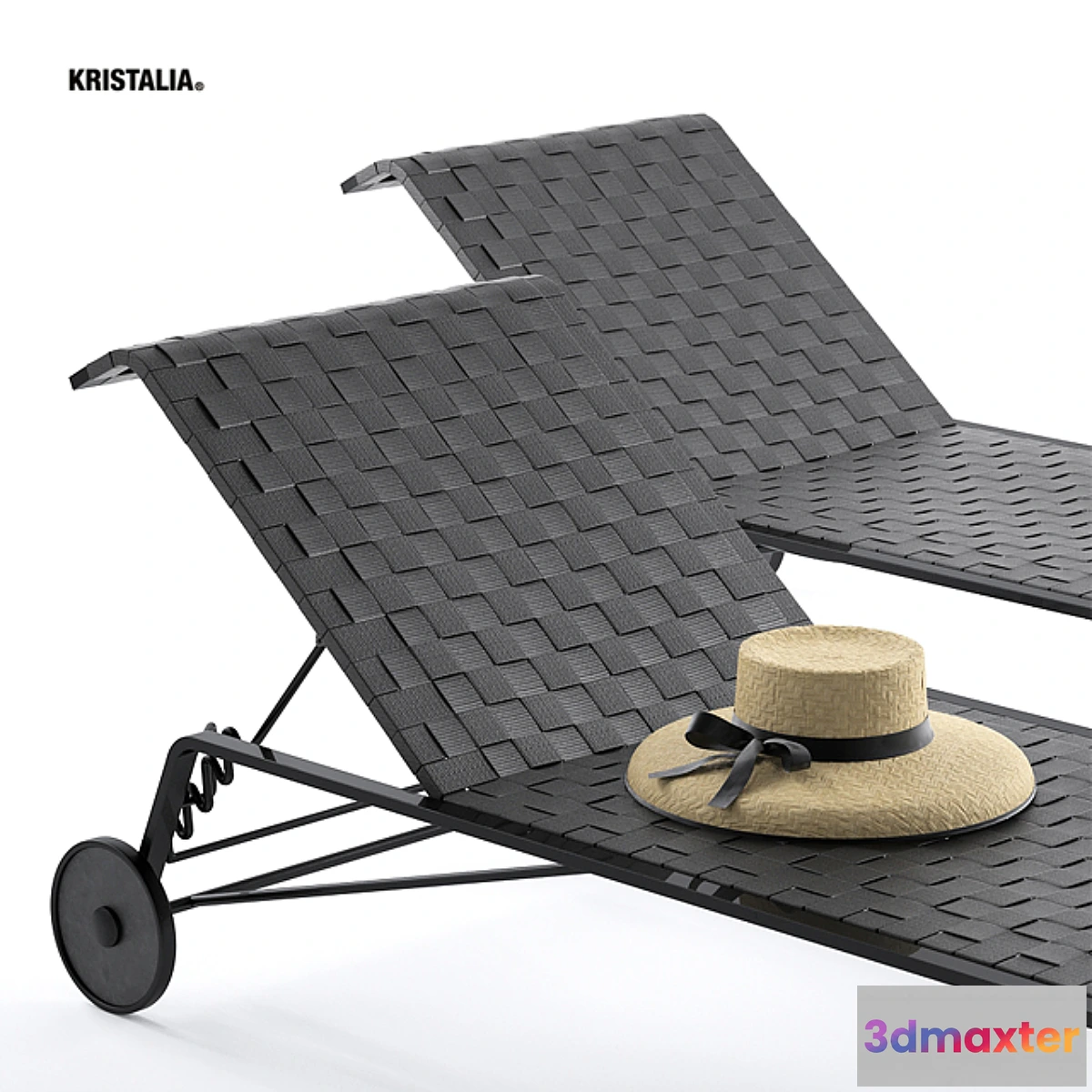 1290403 - Kristalia Rest lounger 3D Max