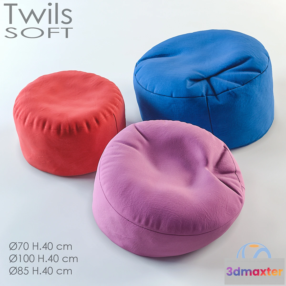 1290545 - Twils Soft pouf 3D Max