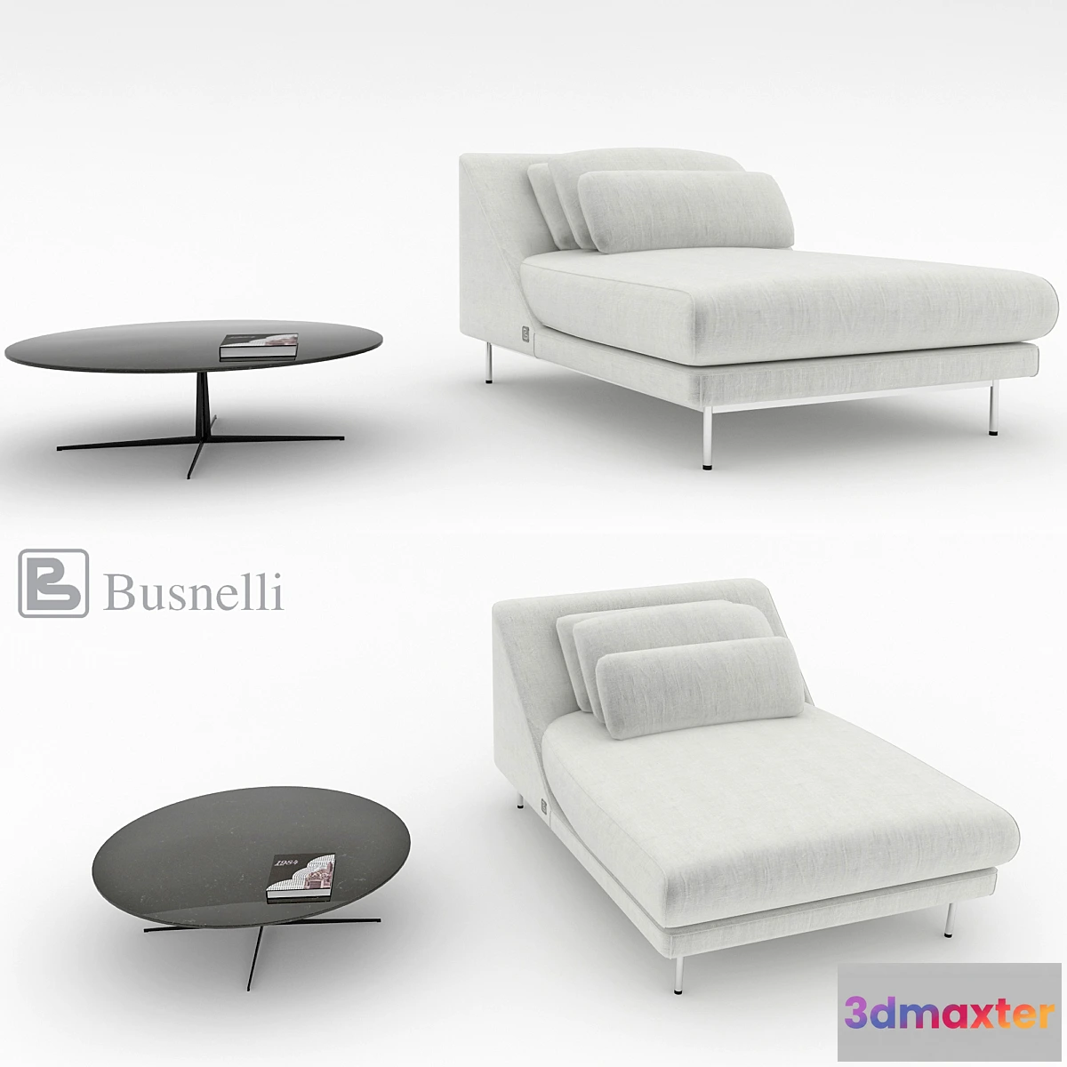 1291127 - Couch Daytona Busnelli 3D Max