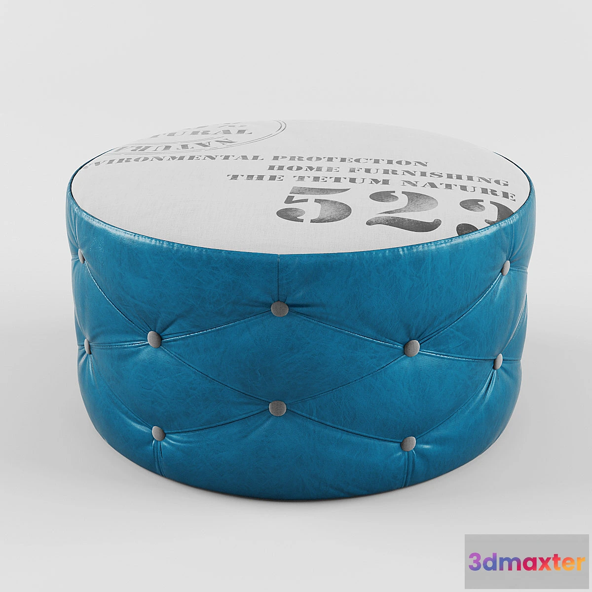 1293361 - Poof  Natural Turquoise 3D Max
