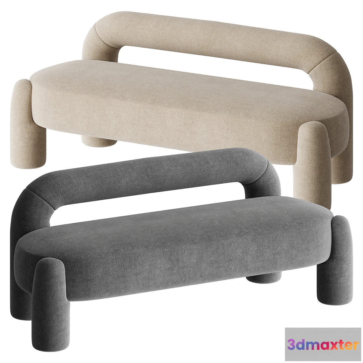 1293785 - MARLON  Bench - No.2 3D Max