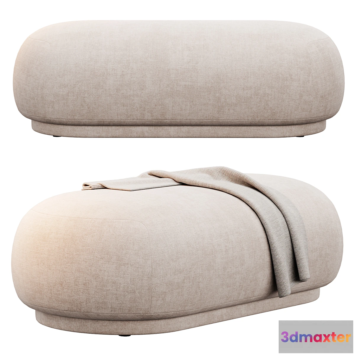 1294591 - Rico ottoman by Fermliving 3D Max
