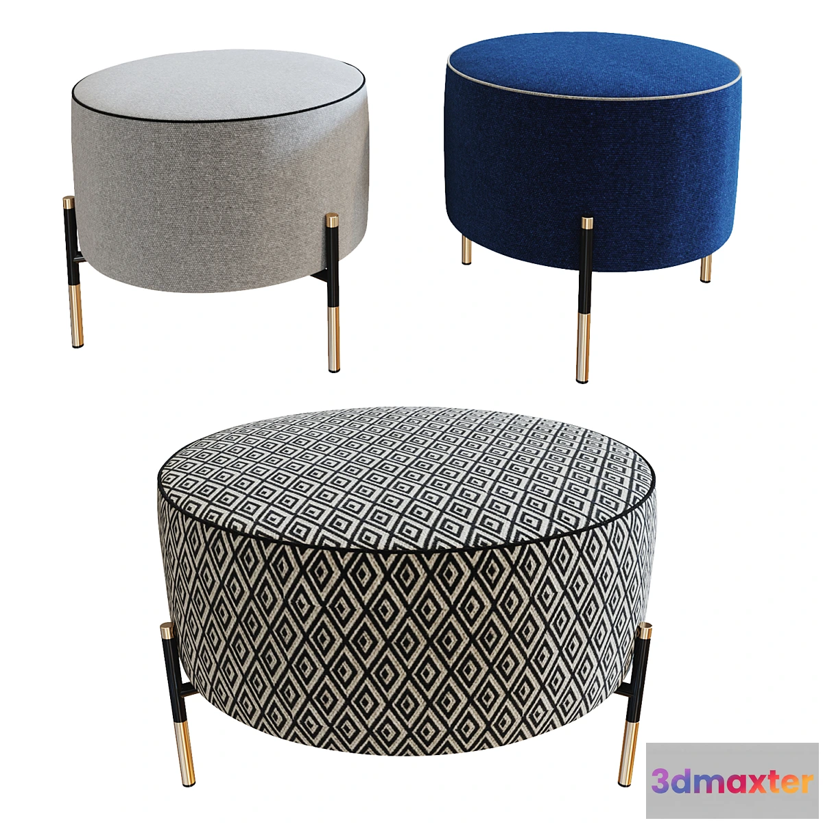 1295503 - Frigerio - KEVIN POUF 3D Max