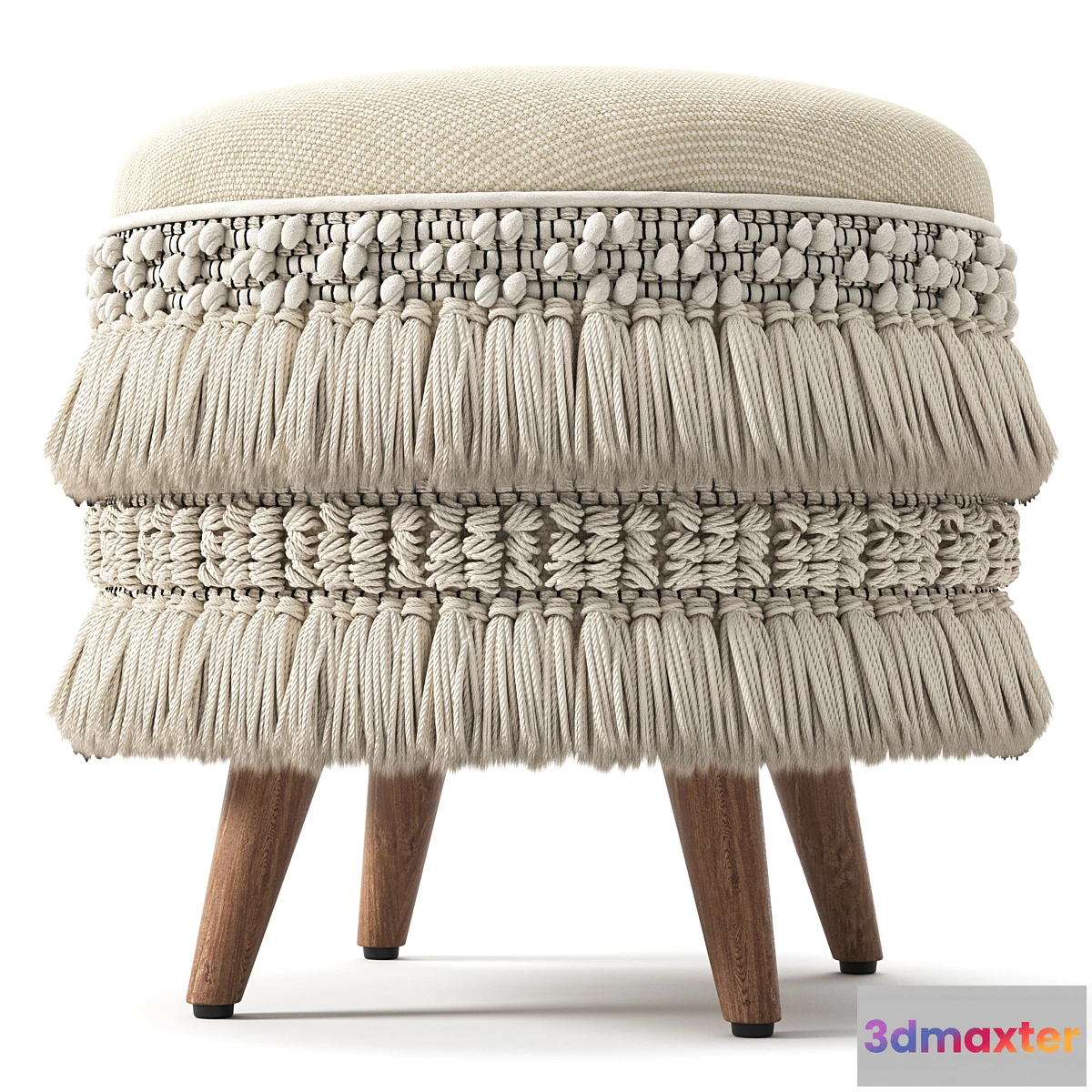 1297853 - Morova ottoman 3D Max
