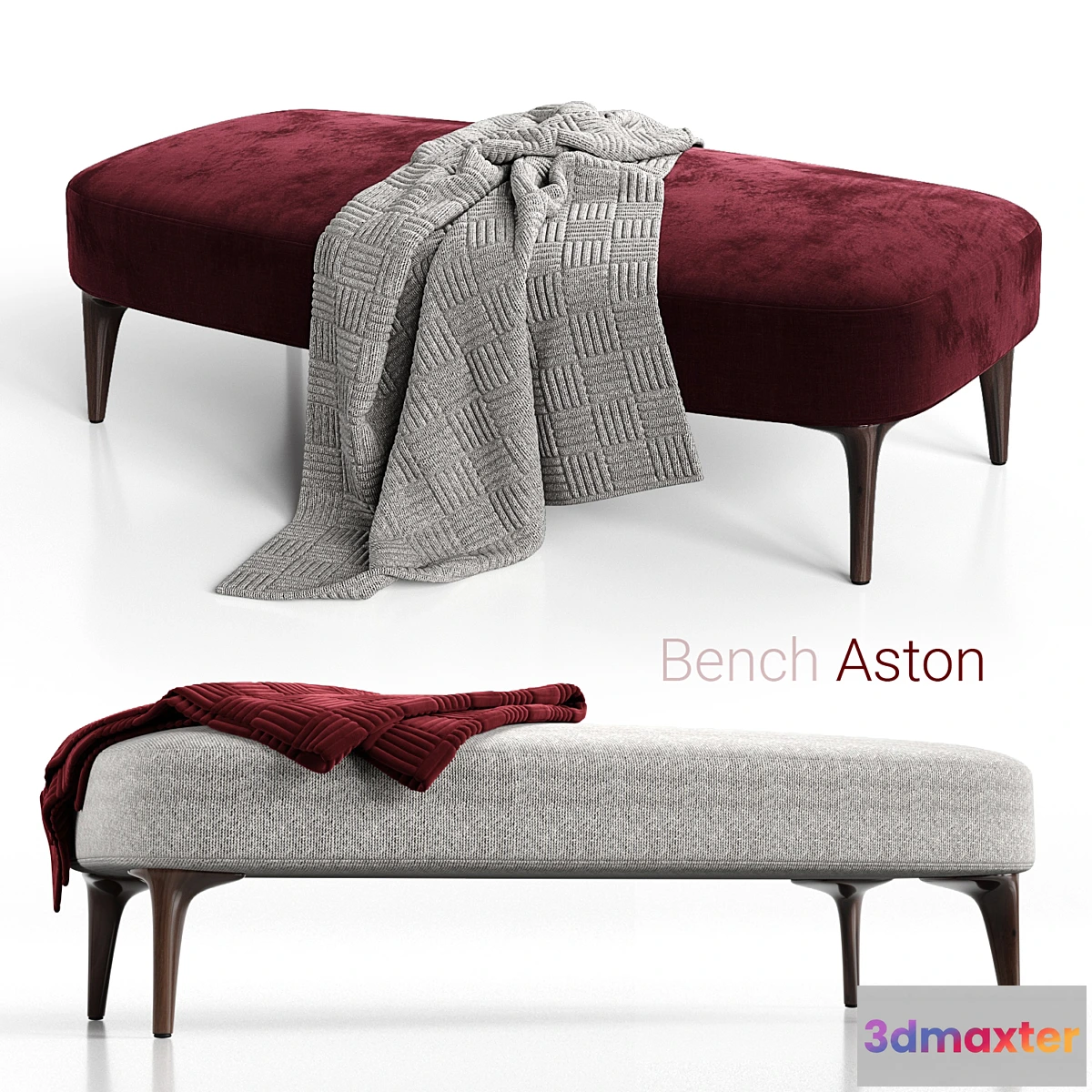 1300580 - Bench minotti aston 3D Max