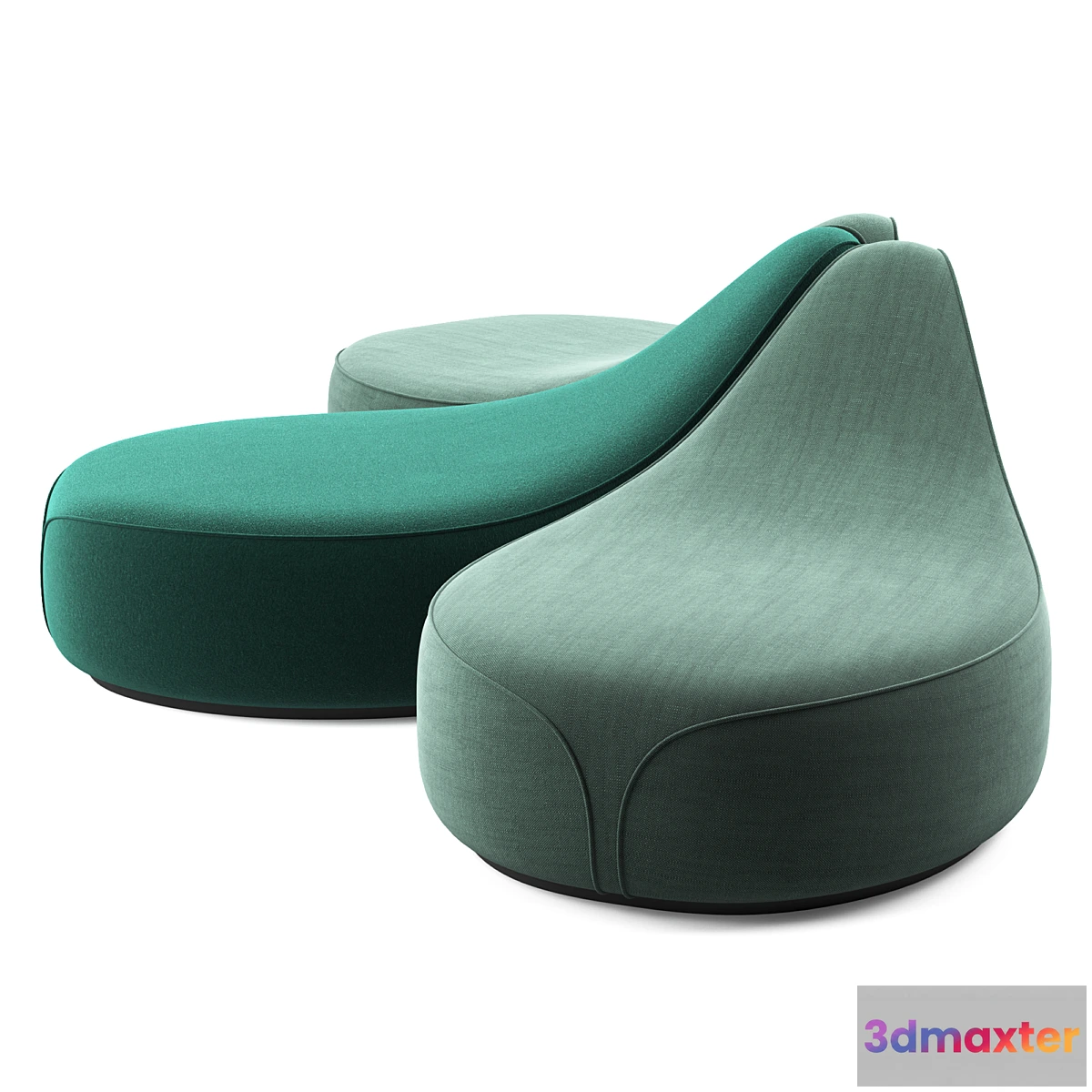 1301226 - La cividina waves dormeuse 3D Max