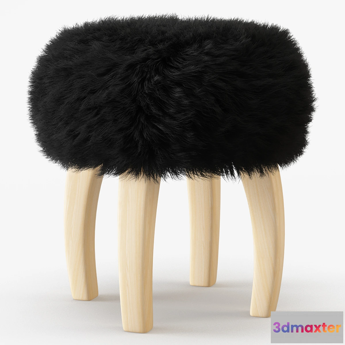 1304354 - Patagonia Sheepskin Stool 3D Max