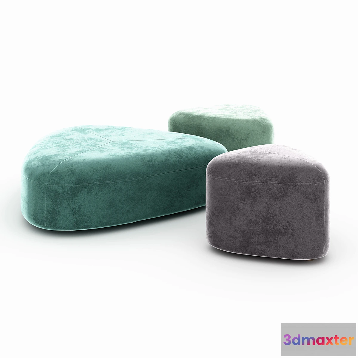 1304873 - Poof stone 3D Max