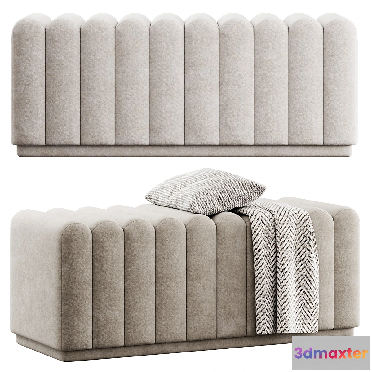 1305836 - Bente Bench by Eichholtz 3D Max