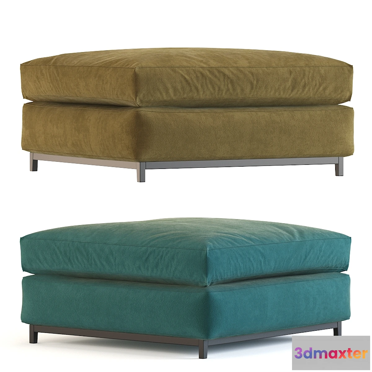 1306286 - Hugo ottoman 3D Max