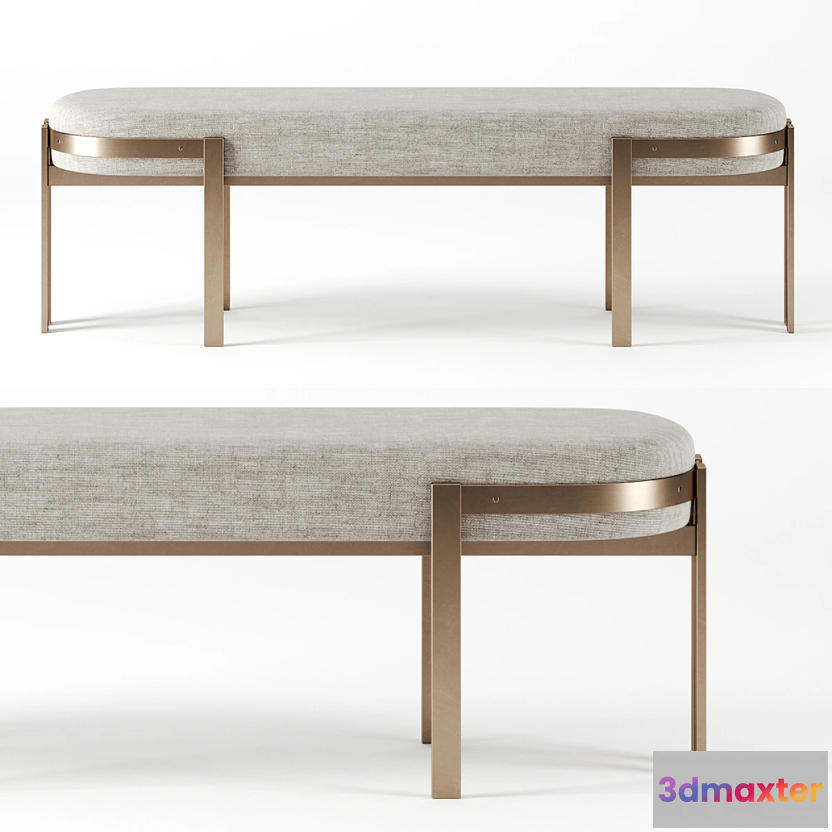 1307717 - Elliot Bench by Kelly Wearstler 3D Max