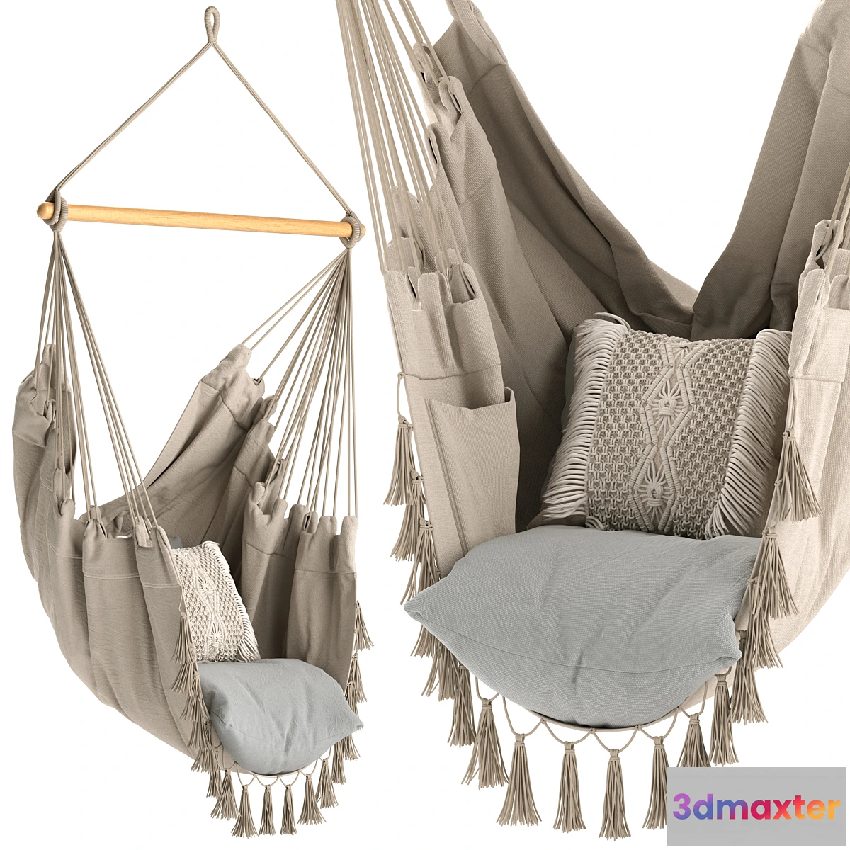 1308192 - Hanging Hammock Chair KomorebiCollection 3D Max