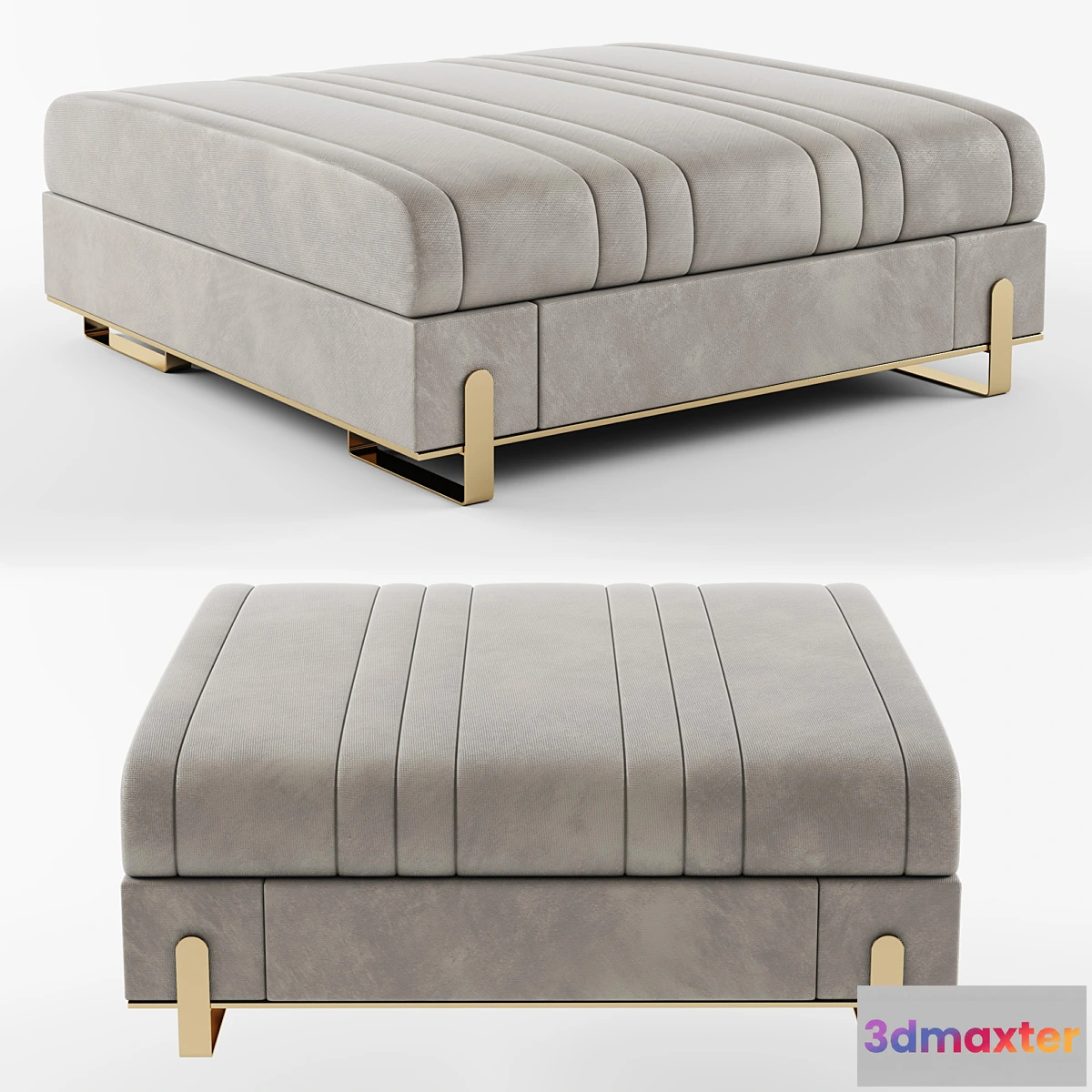 1308832 - Capital Collection GRAND Pouf - No.2 3D Max