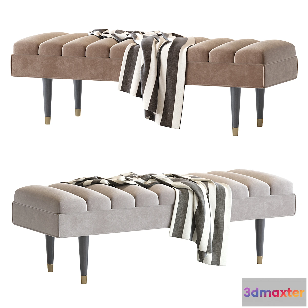 1309195 - Margot eichholtz bench 3D Max