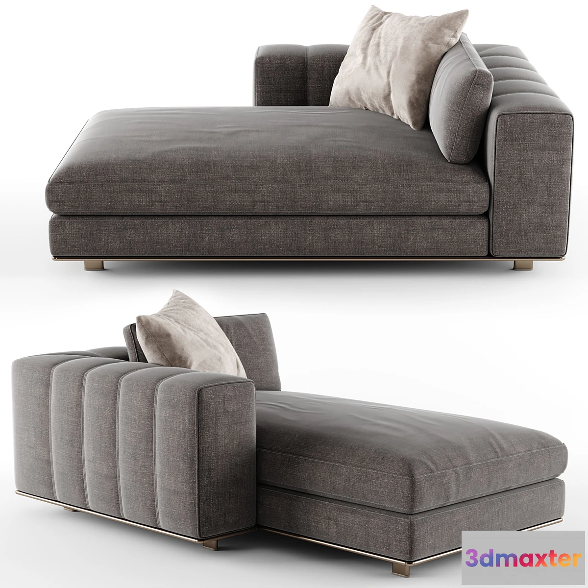 1311450 - Minotti FREEMAN Chaise Longue_02 3D Max