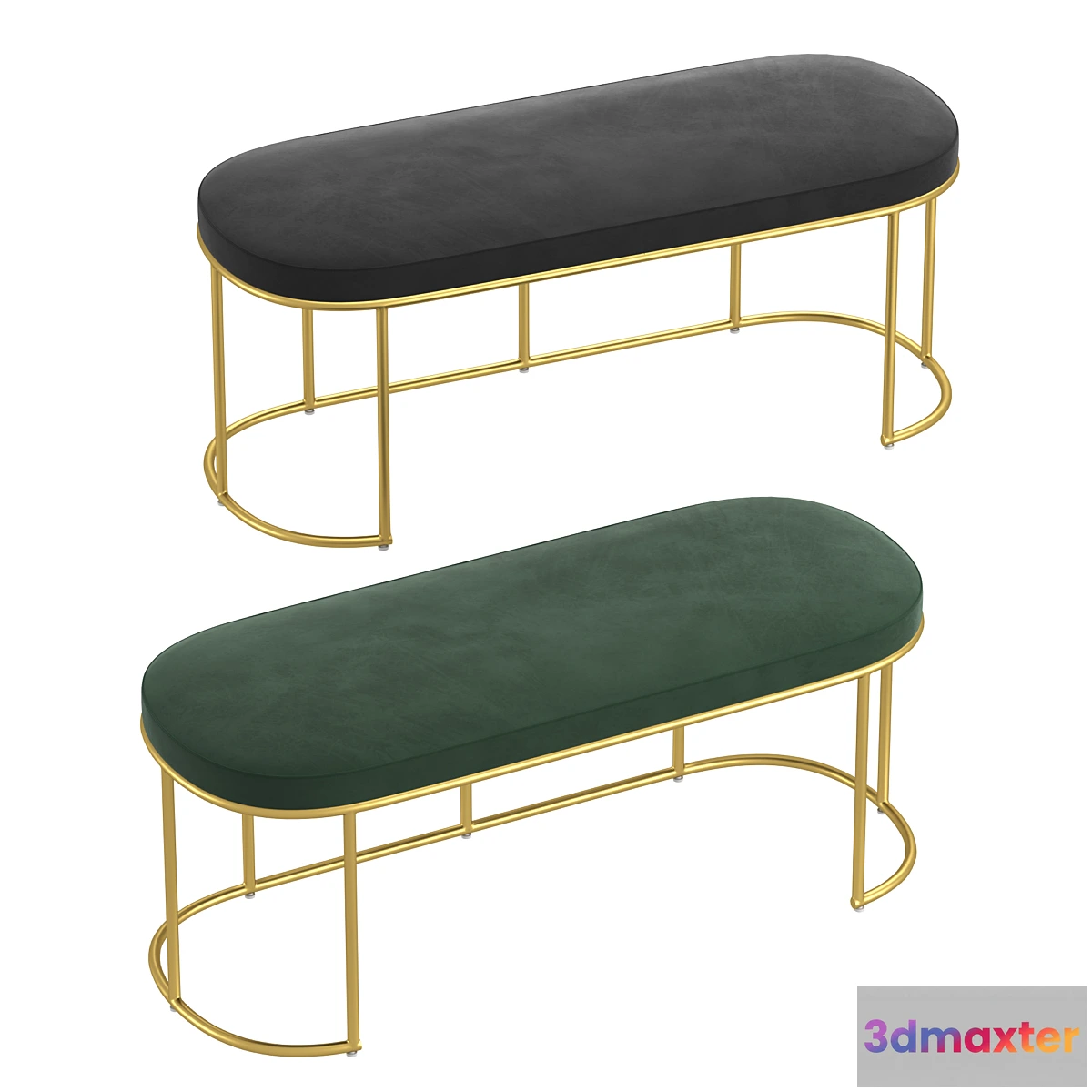 1312032 - Maisons Du Monde Banc 3D Max