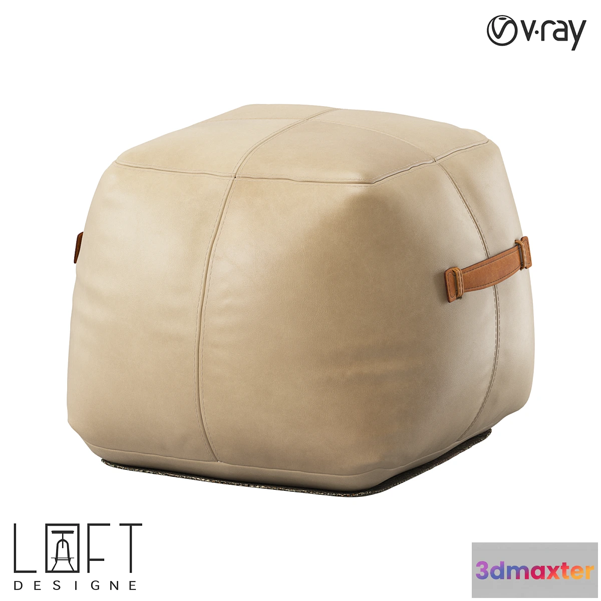 1312745 - Pouffe LoftDesigne 31800 model 3D Max
