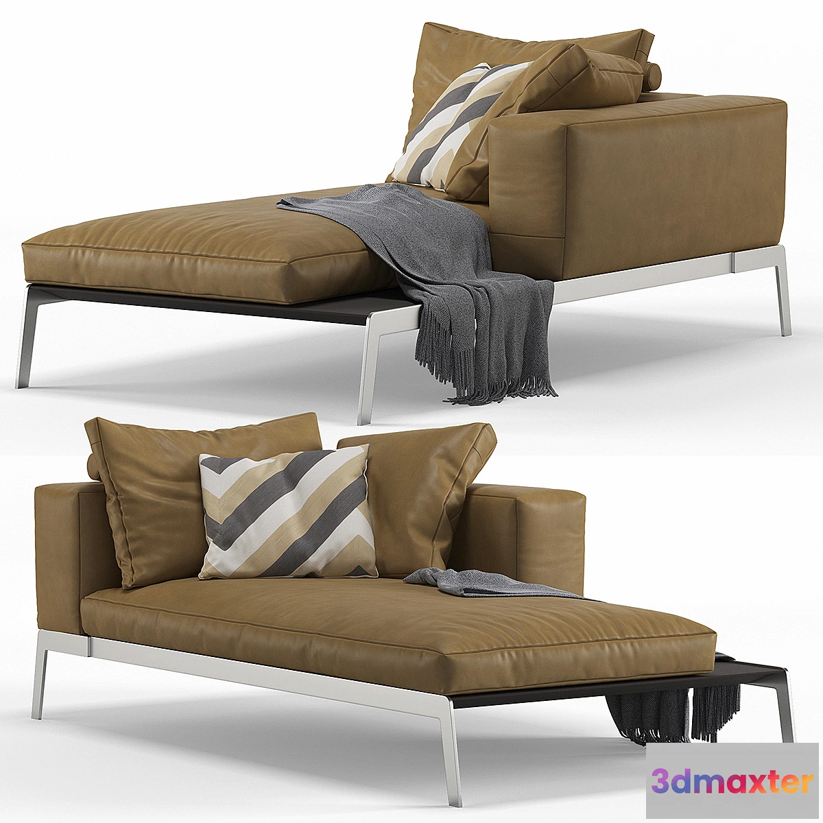 1312925 - Lifesteel Daybed by Flexform 3D Max