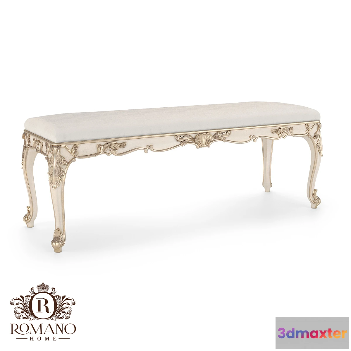 1314954 - (OM) Bench Josephine Romano Home 3D Max