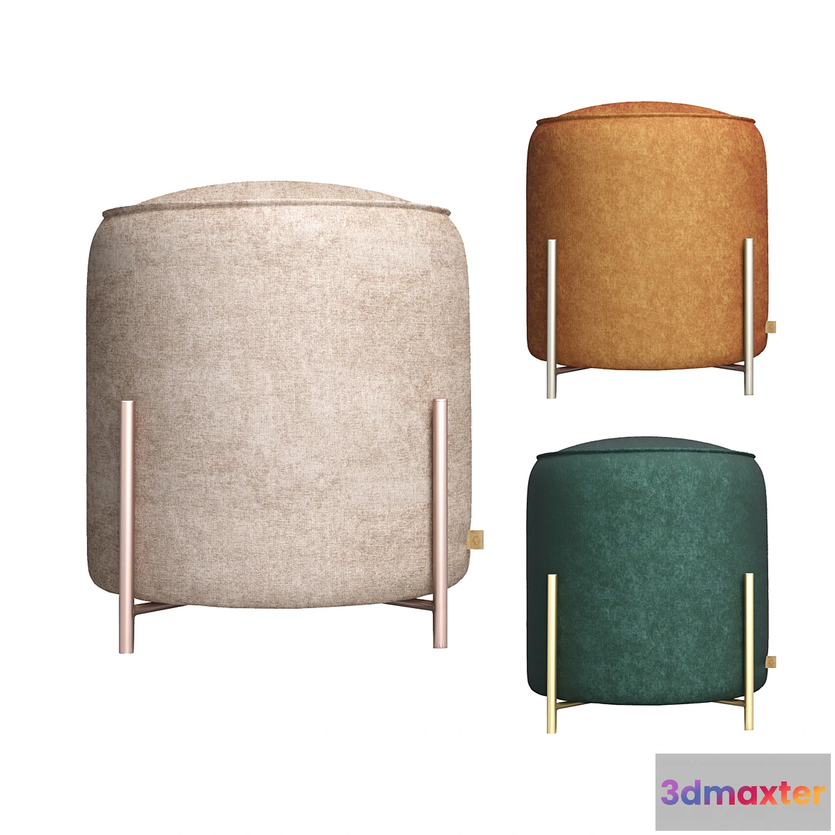 1317613 - Pouffe STØNE 3D Max