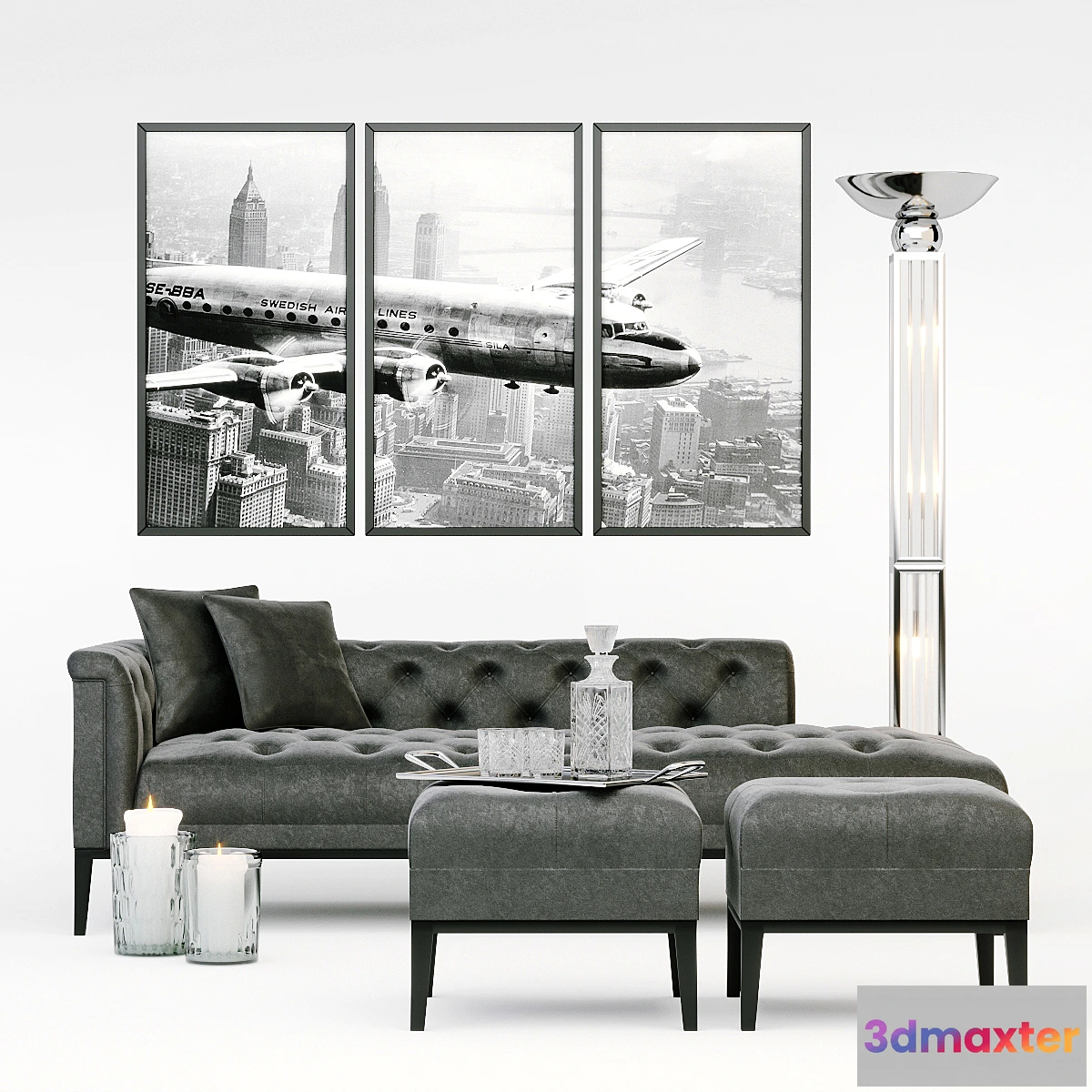 1327059 - Eichholtz Cesare Set 3D Max