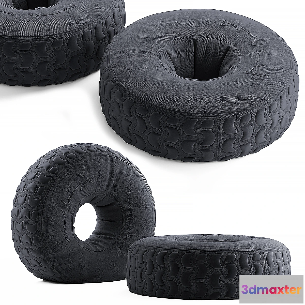 1327323 - pouf Richard Lampert PIT STOP 3D Max