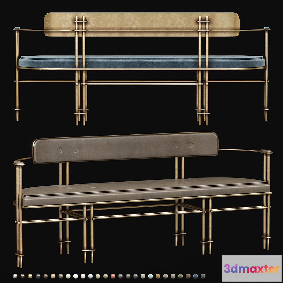 1328693 - Apparatus Episode Settee 3D Max