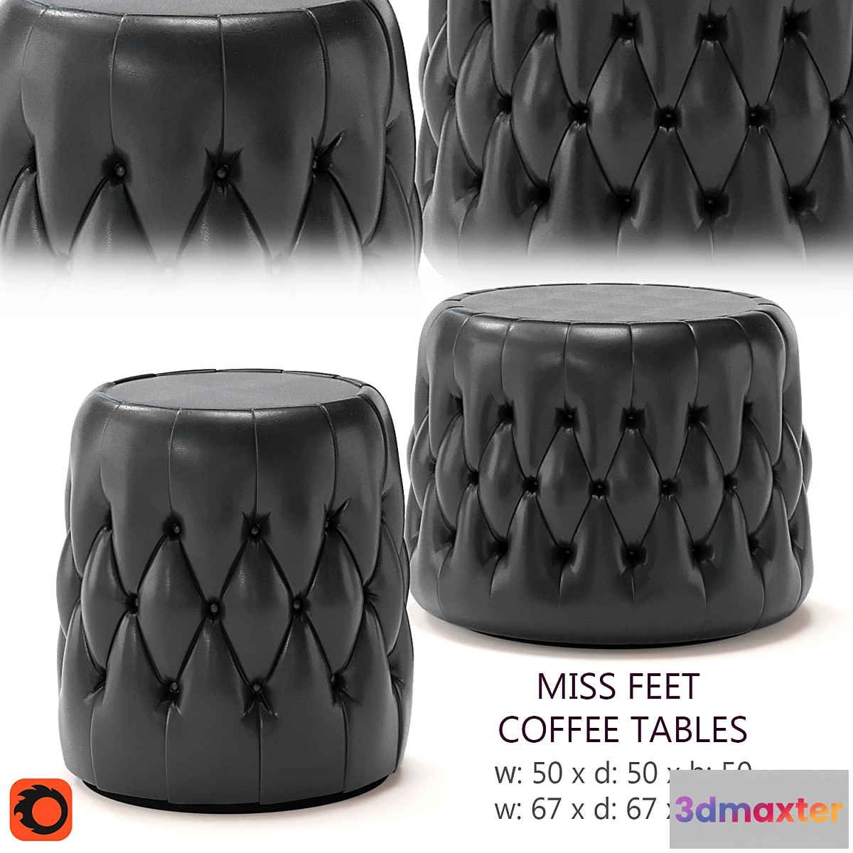 1332762 - Miss Feet coffee tables 3D Max