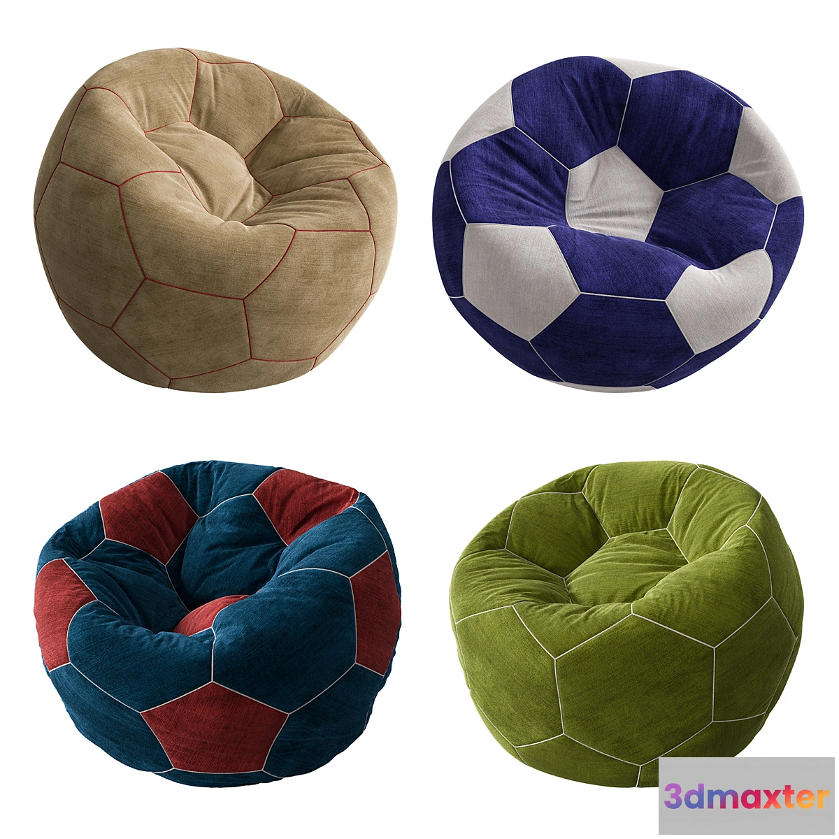 1333152 - Bean Bag Ball Set 3D Max