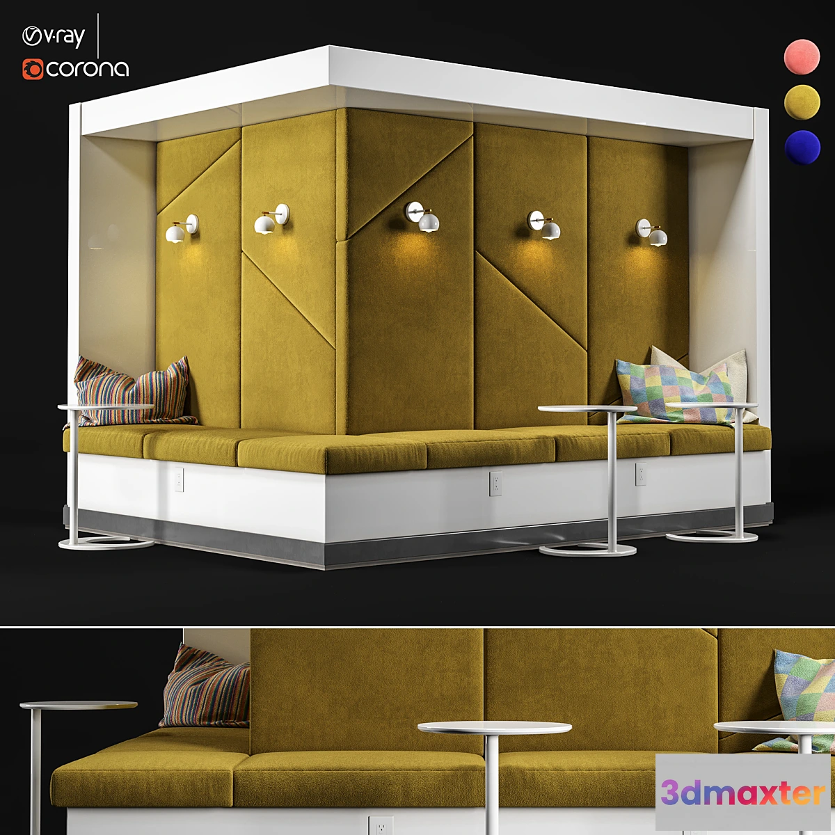 1333914 - Restaurant And Office Lobi Seating-1 3D Max