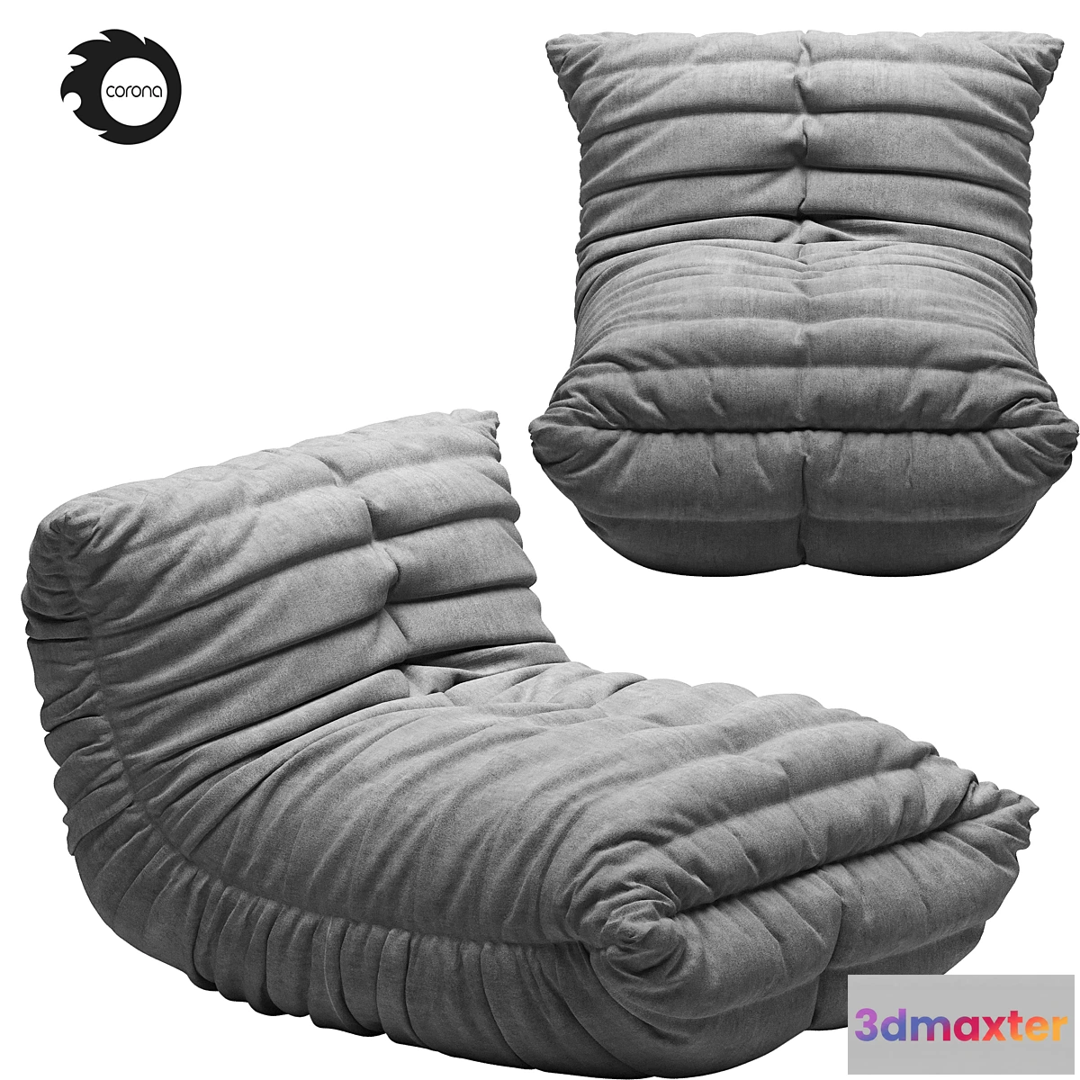 1333957 - Ligne Roset Togo 3D Max