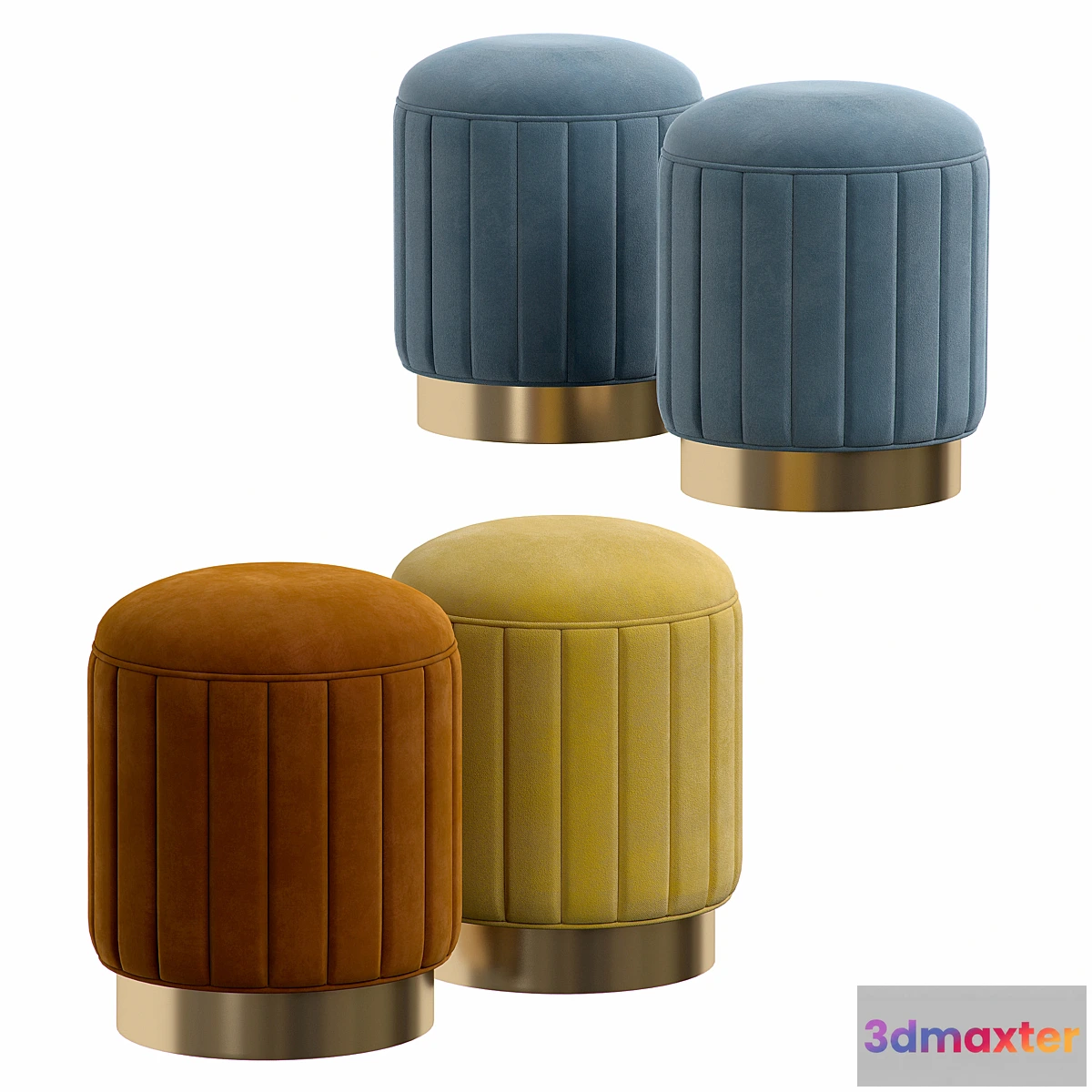 1335471 - EICHHOLTTZ STOOL ALLEGRA 3D Max