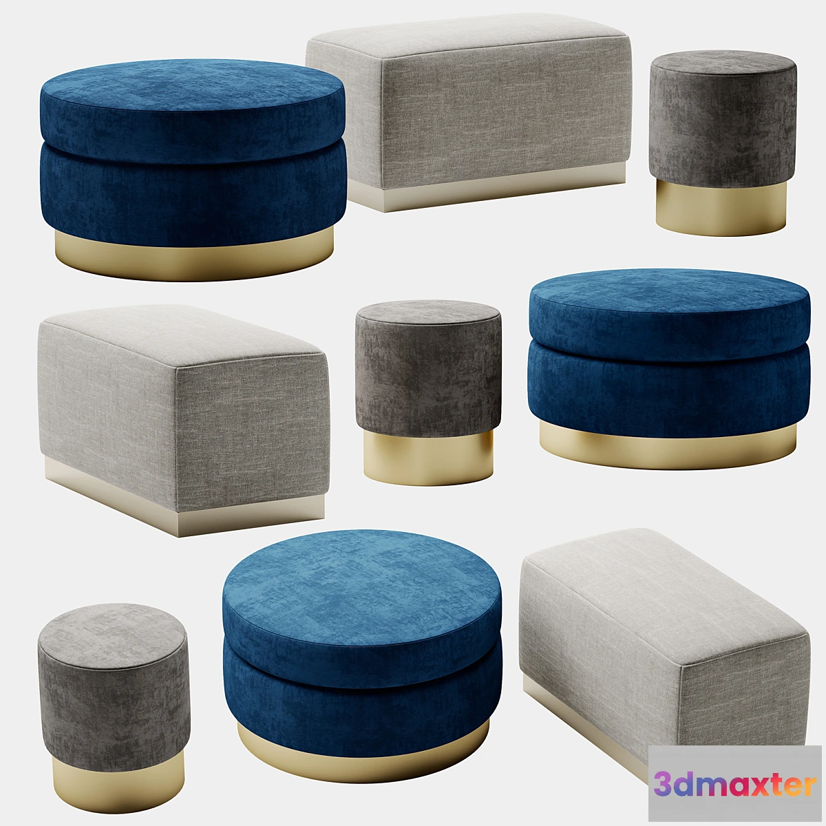 1335611 - Pouf ONE MEBEL 3D Max